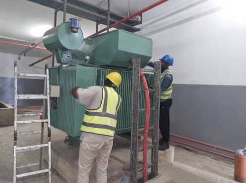Heritage Place transformer maintenance